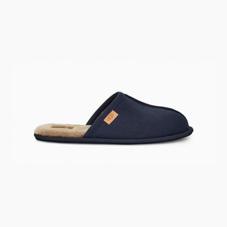 UGG Scuff Corduroy Dark Blue Slippers for Men (APEB78951)